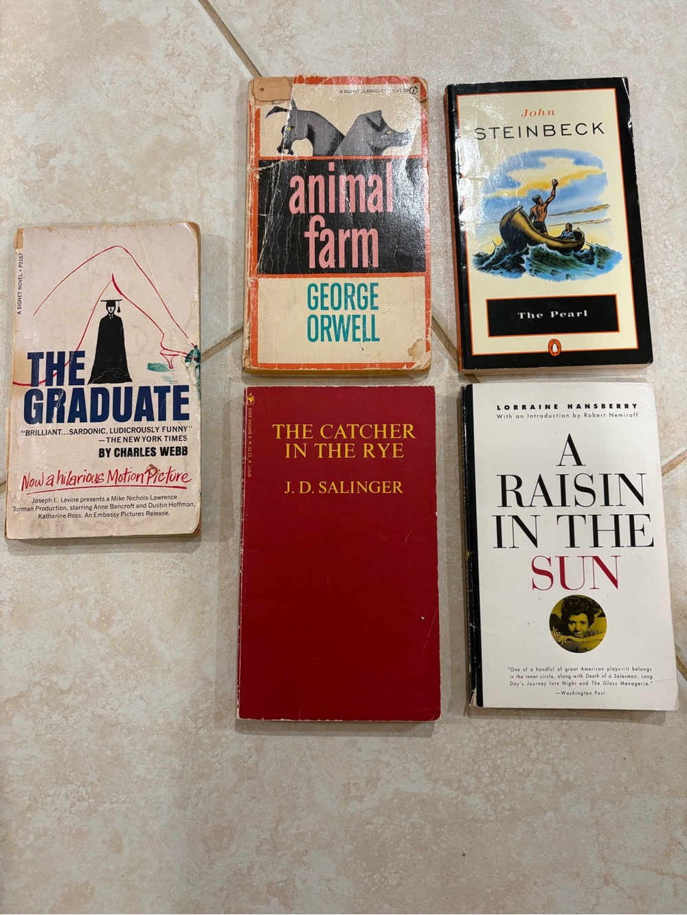 Collection of classic paperback books